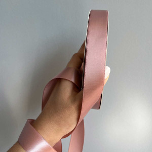 Лента атлас Ding Xin 2.5 см * 90 м - #1005 Роуз Голд. Photo 2